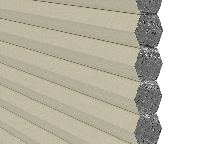 Gaia (Blackout), Flax - Pleated Blind - Image 4